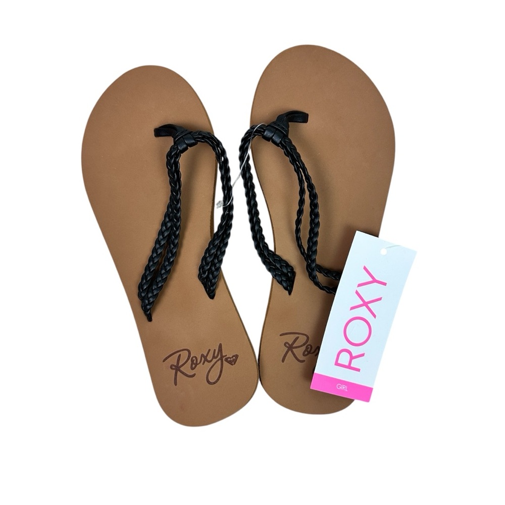 Roxy Girls Costas II Brown and Black Sandals